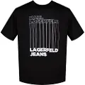 Karl Lagerfeld Reg Barcode T-shirt Med Korte ærmer