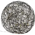 Star Trading - Globe TRASSEL 50 cm - Sort - Dekorativ julebelysning - - Homeroom