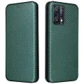 Mtp Products OnePlus Nord CE 2 Lite 5G Flip Cover - Karbonfiber - Grøn
