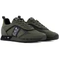 Emporio Armani EA7unisex. 7X000334_AF18610 Træningssko Sort & hvid Snørebånd grøn (42 2/3), Fast, Blonder, Casual