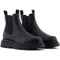 Armani Exchange AIX Armani Exchangetil mænd. XM001667AF17328UC001 Chelsea ankelstøvler i læder, sort (42), Fast, Ingen, Casual