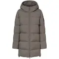 Ecoalf ECOALFtil kvinder. MCWGAJKMARAN0987W25-357 Brun Marangu-frakke (M), Casual, Genanvendt polister, Bæredygtig
