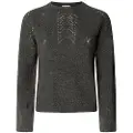 Pepe Jeans Pepe Jeanstil kvinder. PL7000010 Kirsebærtrøje grå (M), Casual, Akryl
