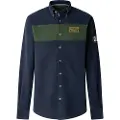 Hackett Londontil mænd. HM3010484 Heritage Babycord navy skjorte (XL), Casual, Bomuld, Lange ærmer, Blå