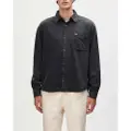 Deus Ex Machina Deus Ex Machinatil mænd. DMF255244 Keon grå skjorte (XL), Casual, Bomuld, Lange ærmer
