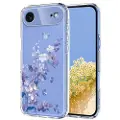 Mtp Products iPhone Air TPU-cover med blomstermønster - Lilla