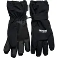 Hummel hmlJR Knit Beanie & Gloves WP sæt, mørkegrøn/sort, junior