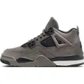Jordan 4 Retro "Cave Stone and Black"-sko til mindre børn - grå