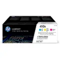 HP 410X Tonerkassette 3-pack C/M/Y CF252XM Modsvarer: N/A