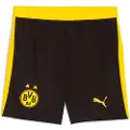 Puma Borussia Dortmund 25/26 Shorts Youth, Clothing, Black/Faster Yellow, 5-6Y