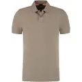 Hugo Boss BOSStil mænd. 50507803 Polo-logo-patch brun (S), Casual, Bomuld, Korte ærmer