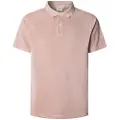Pepe Jeans Pepe Jeanstil mænd. PM542099 New Oliver lyserød poloshirt (S), Casual, Pink, Bomuld, Korte ærmer