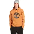Timberland Timberlandtil mænd. TB0A2BJHP571 Kennebec River sweatshirt med hætte og gult træ-logo (L), Casual, Bomuld