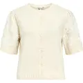 Object Kortærmet Strikket Cardigan