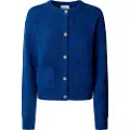 Pepe Jeans Pepe Jeanstil kvinder. PL7000030 Cecil cardigan blå (L), Casual, Akryl