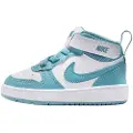 Nike NikeCourt Borough Mid 2-sko til babyer/småbørn - hvid