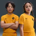 Nike Kortærmet Erling Haaland Academy Dri-FIT-fodboldtrøje til større børn - gul