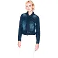Armani Exchange AIX Armani Exchangetil kvinder. XW000813AF16081MB001 Blå denimjakke (XL), Casual, Bomuld