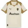 Puma RC Lens 25/26 Third Jersey Youth, Clothing, Alpine Snow/Matte Gold, 5-6Y