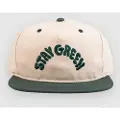 The Dudes Stay Green Unstructured 5 Panel Kasket hvid