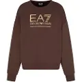 Emporio Armani EA7til kvinder. 7W000416_AF12473 Synlighedssweatshirt brun (XXL), Casual, Bomuld, Lange ærmer