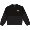 Emporio Armani EA7til piger. 7G000135_AF13151 Contemporary Sport sweatshirt sort (6Años= 118cm), Casual, Bomuld, Lange ærmer, børnetøj