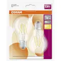 Osram LED pære E27 4W 2700K 470 lumen 2-pakning 4052899415294 Modsvarer: N/A