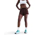 Nike One Dri-FIT 2-i-1-shorts med mellemhøj talje (7,5 cm) til kvinder - rød