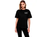 Emporio Armani Train Logo Series Sequins Crossover T-shirt Med Korte ærmer