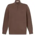 Timberland Timberlandtil mænd. TB0A2BMX2431 Williams River brun pullover med en kvart lynlås (XL), Casual, Bomuld