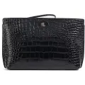 Ralph Lauren Lauren Ralph Laurentil kvinder. 432969466003 Stor håndtaske i læder med sort krokodilleforing (OSFA), Casual