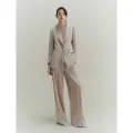 Marella Marellatil kvinder. 2523046191200 Beige Cognac satinjakke (46), Casual, Polyester