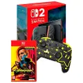 Nintendo Cyberpunk 2077 : Ultimate Edition + Trådløs Rematch-controller Lysende Mario-stjerner + Switch 2