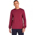Timberland Timberlandtil mænd. TB0A2BQ36481 Dunstan River T-shirt bordeaux (L), Casual, Bomuld, Lange ærmer, Burgund