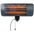 Alpina Elektrisk terrassevarmer 650-2000W - effektiv opvarmning til udendørs brug