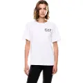 Emporio Armani Train Logo Series Sequins Crossover T-shirt Med Korte ærmer