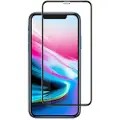 VMAX Hærdet skærmbeskytter med sort ramme til iPhone X / XS / 11 Pro