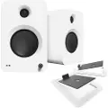 Kanto Audio Kanto REN Powered Speakers with SP32 Speaker Stands Matte White
