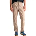Gant Ganttil mænd. 1000306 Beige jeans i bomuld og hør med almindelig pasform (31/32), Casual