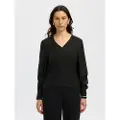 Selected V-hals Langærmet Bluse