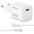 Champion Oplader 30W + USB-C til Lightning, hvid 94603CH Modsvarer: N/A
