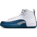 Jordan Air Jordan 12 Retro "French Blue"-sko til større børn - hvid