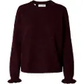 Selected Uldblanding Ærme Med Flæser Pullover