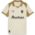 Puma RC Lens 25/26 Third Jersey Youth, Clothing, Alpine Snow/Matte Gold, 7-8Y