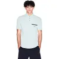 Armani Exchange AIX Armani Exchangetil mænd. XM000990AF10366U9018 Polo Style blå (XL), Casual, Bomuld, Korte ærmer