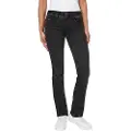 Pepe Jeans Pepe Jeanstil kvinder. PL204159VS1 Gen regular fit jeans sort (29/34), Casual, Denim, Økologisk bomuld, Bæredygtig