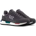 Emporio Armani EA7unisex. 7X000380_AF19175 New Heritage læder-sneakers grå (46), Fast, Blonder, Casual