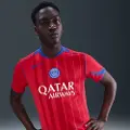 Nike Paris Saint-Germain 2025/26 Stadium Third Nike Dri-FIT Total 90 Replica-fodboldtrøje til mænd - rød