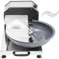 Vevor Foodprocessor og grøntsagshakker, 3000 o/min. fødevaregodkendt rustfrit stål foodprocessorhakker med S-kurvet kniv, multifunktionel til at hakke grøntsager, frugt, korn, nødder