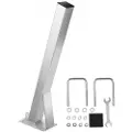 Vevor Bådtrailerspilstativ, 76 x 76 x 863 mm spilstolper, Bådspilbeslag med U-bolte til 76 mm B x 76-101 mm H trailertunge, Galvaniseret, Velegnet til jetski, sejlbåd, fiskerbåd, speedbåd